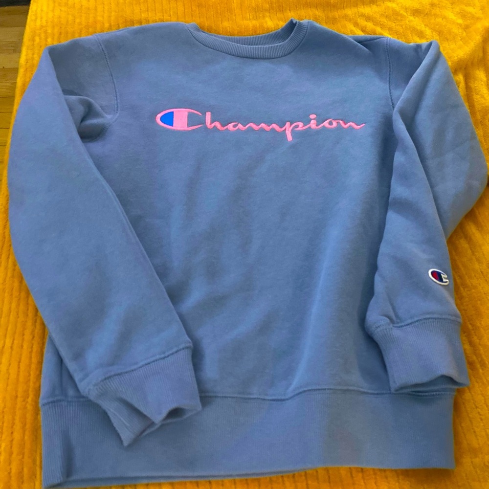 Champion girls crew neck sweatshirt